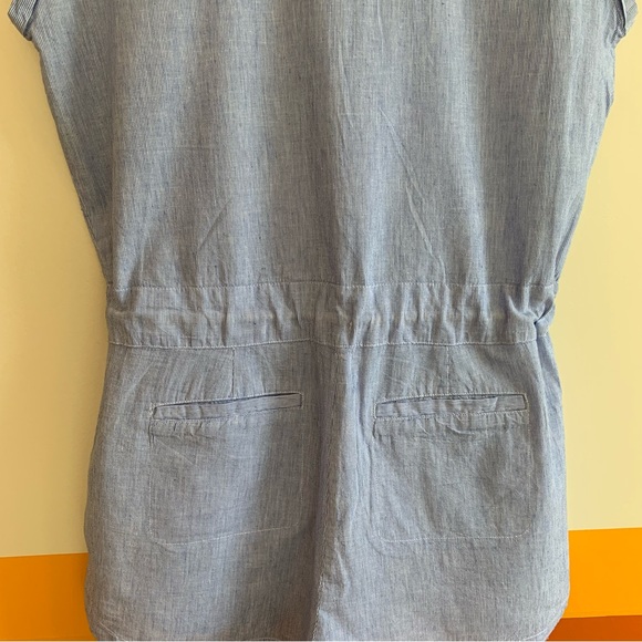 Mango striped romper . sz M - Picture 8 of 8